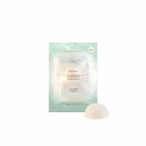 KONJAC ESPONJA FACIAL BLANCA