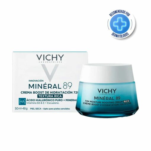 VICHY MINERAL 89 CREMA HIDRATANTE 72H TEXTURA RICA 50 ML