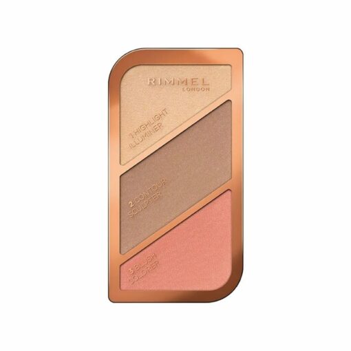 RIMMEL PALETA ESCULPIDORA 002 CORAL GLOW