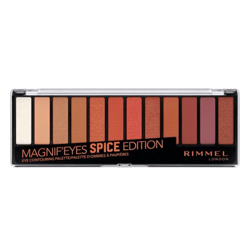 RIMMEL PALETA DE SOMBRAS Y DELINEADOR PARA OJOS MAGNIF' EYES SPICE EDITION