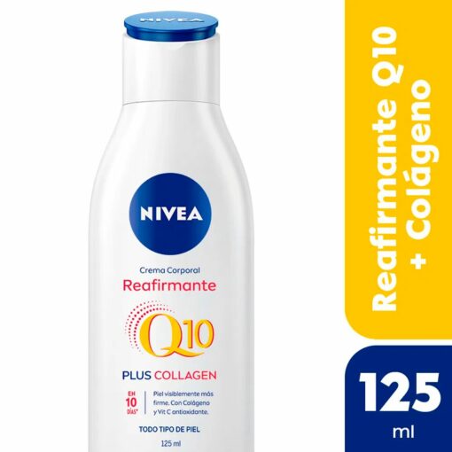 NIVEA CREMA CORPORAL REAFIRMANTE NIVEA Q10 + COLÁGENO 125 ml