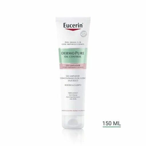 EUCERIN DERMOPURE TRIPLE EFFECT GEL LIMPIADOR 150 ML