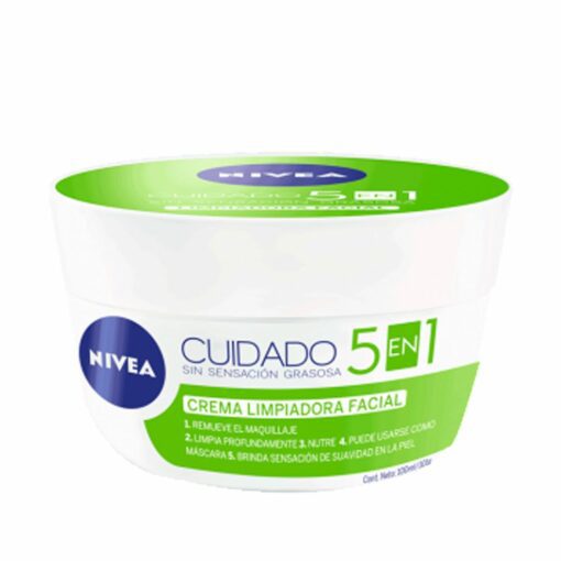 NIVEA CREMA FACIAL 5 EN 1 CUIDADO LIMPIADORA 100 ML