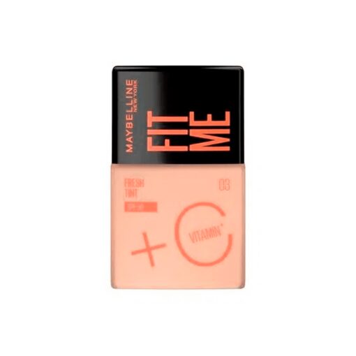 MAYBELLINE FIT ME FRESH TINT BASE LÍQUIDA+ VIT C TONO 03