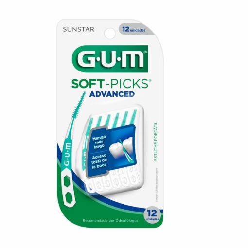 GUM PALILLOS INTERDENTALES SOFT-PICKS ADVANCED 12 UNIDADES