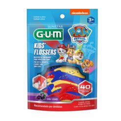 GUM FLOSSERS PAW PATROL 40 UNIDADES SABOR UVA
