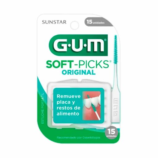 GUM PALILLOS INTERDENTALES SOFT-PICKS ORIGINAL 15 UNIDADES