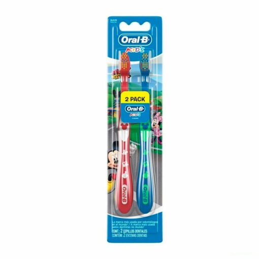 ORAL B CEPILLO DENTAL KIDS MICKEY 2 UNIDADES