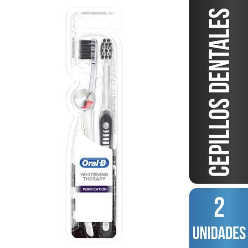 ORAL B CEPILLO DENTAL WHITE PURIFICATION X 2 UNIDADES