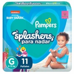 PAMPERS PAÑALES SPLASHERS PARA EL AGUA TALLE G X 11 UNIDADES