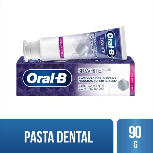 ORAL B PASTA DENTAL 3D WHITE BRILLIANT FRESH X 70 GRS