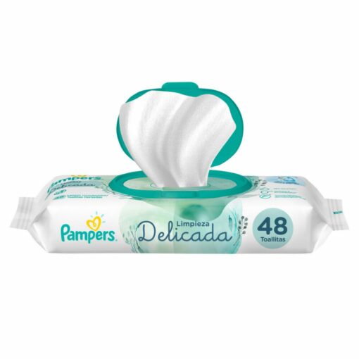 PAMPERS TOALLITAS HÚMEDAS LIMPIEZA DELICADA X 48 UNIDADES