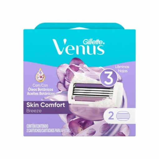 VENUS GILLETTE CARTUCHOS PARA AFEITAR BREEZE 2 UNIDADES