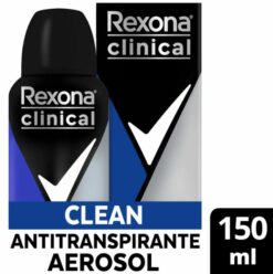 REXONA MEN CLINICAL AEROSOL CLEAN 96H 12X91G/150ML