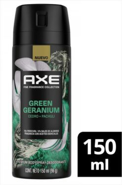 AXE BS GREEN GERANI 96G/150ML AEROSOL DEO