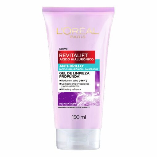 L'OREAL REVITALIFT GEL DE LIMPIEZA ANTI BRILLO 150 ML