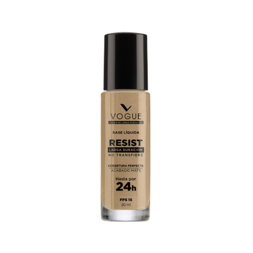 VOGUE BASE DE MAQUILLAJE LÍQUIDA RESIST DE LARGA DURACIÓN BRONCE x30 ml