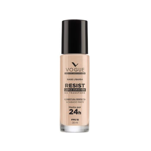 VOGUE BASE DE MAQUILLAJE LÍQUIDA RESIST DE LARGA DURACIÓN PÉTALO x30 ml