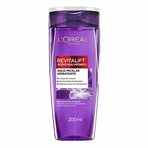 LOREAL PARÍS AGUA MICELAR ÁCIDO HIALURÓNICO 200 ML