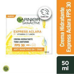GARNIER SKIN ACTIVE EXPRESS ACLARA CREMA FPS30