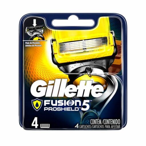 GILLETTE REPUESTOS FUSION5 PROSHIELD - 4 UNIDADES