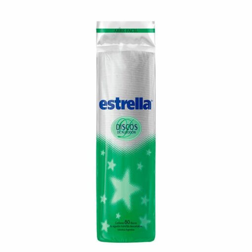 ESTRELLA DISCOS DE ALGODÓN