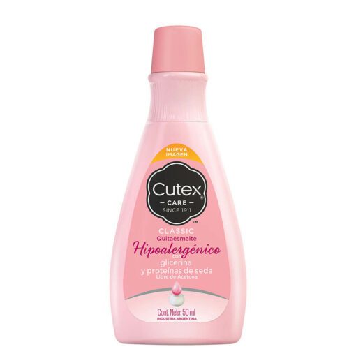CUTEX QUITAESMALTE HIPOALERGÉNICO X 50ML