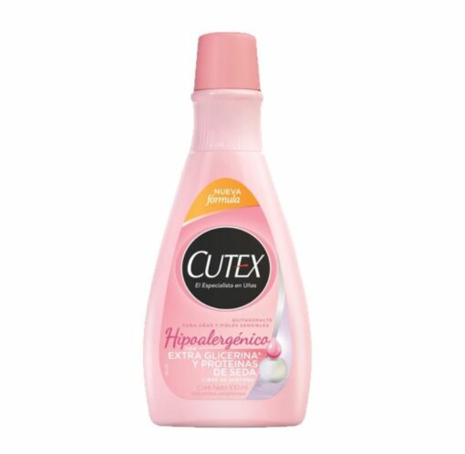 CUTEX QUITAESMALTE HIPOALERGÉNICO X 100ML