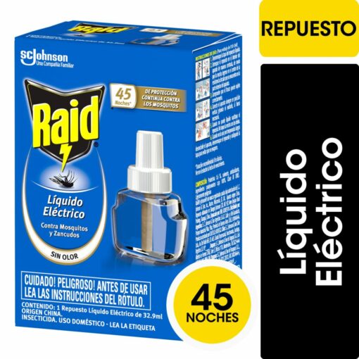 RAID 45 NOCHES LÍQUIDO ELÉCTRICO REPUESTO