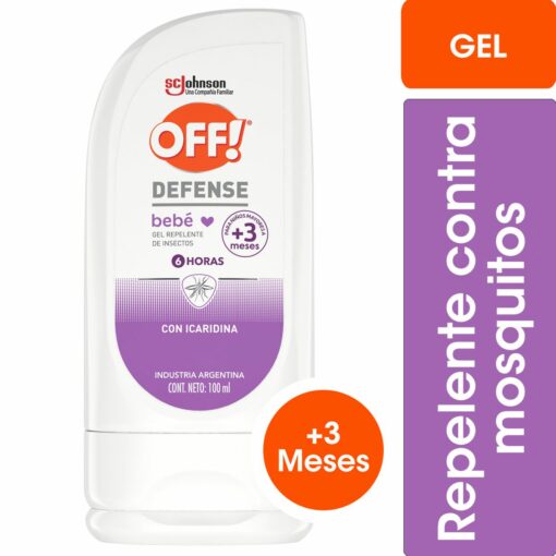 OFF DEFENSE REPELENTE BEBÉ GEL x100 ml