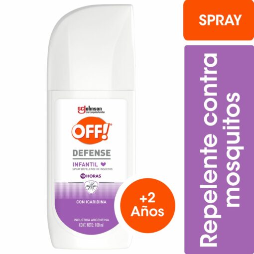 OFF REPELENTE DEFENSE INFANTIL SPRAY X 100 ML