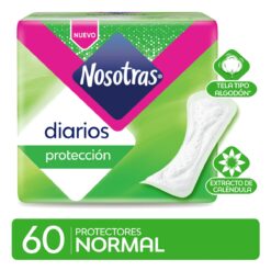 NOSOTRAS PROTECTOR DIARIO NORMAL 60 UNIDADES