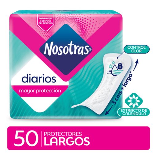NOSOTRAS PROTECTOR DIARIO LARGO 50 UNIDADES