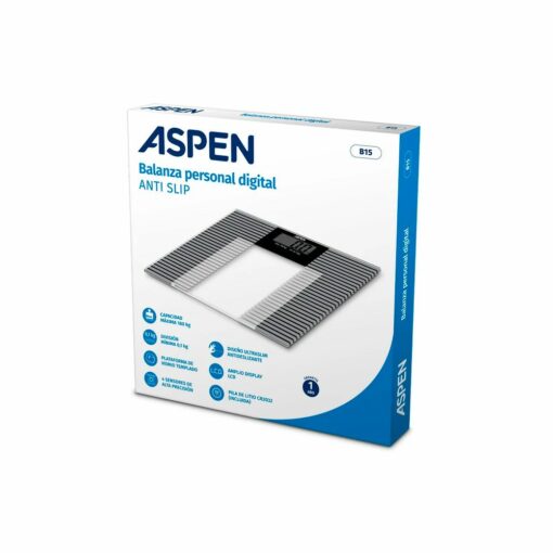 ASPEN BALANZA PERSONAL DIGITAL ANTI SLIP