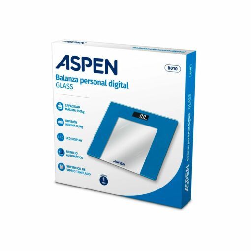 ASPEN BALANZA PERSONAL DIGITAL GLASS