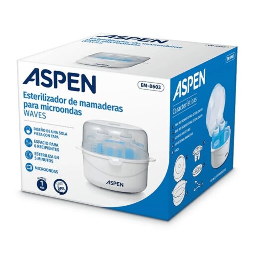 ASPEN ESTERILIZADOR DE MAMADERAS PARA MICROONDAS EM-8603