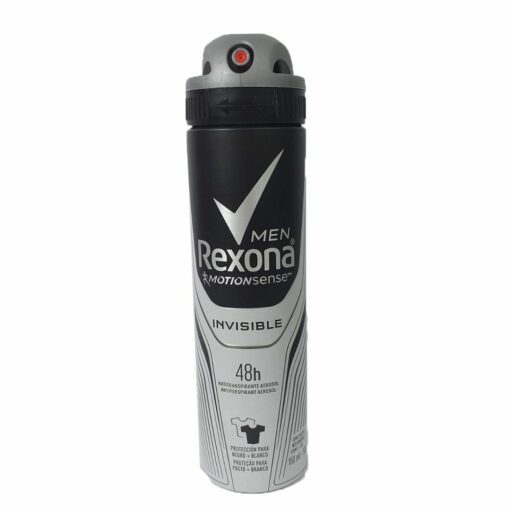 REXONA ANTI TRANSPIRANTE INVISIBLE AEROSOL HOMBRE  X 150 ML
