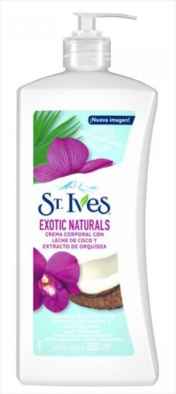 ST IVES CREMA CORPORAL EXOTICS NATURALS COCO Y EXTRACTO DE ORQUÍDEA X 350 ML