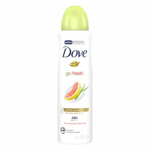 DOVE ANTITRANSPIRANTE EN AEROSOL GO FRESH POMELO Y LIMÓN 150 ML