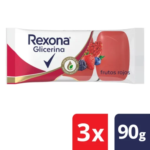 REXONA JABÓN GLICERINA GRANADA 3 X 90 GR