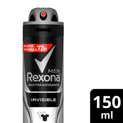 REXONA DESODORANTE ANTITRANSPIRANTE INVISIBLE MEN x150 ml