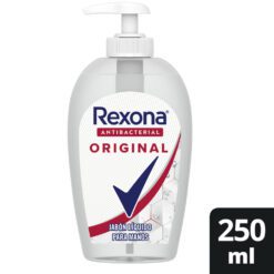REXONA JABÓN LIQUIDO ORIGINAL ANTIBACTERIAL X 250 ML