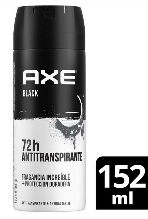 AXE DESODORANTE  ANTI TRANSPIRANTE BLACK X 150 ML