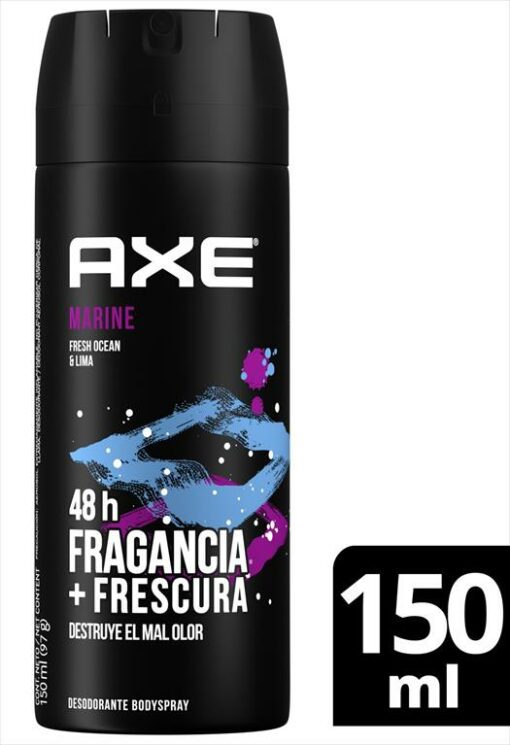AXE DESODORANTE MARINE BODYSPRAY AEROSOL X 150 ML