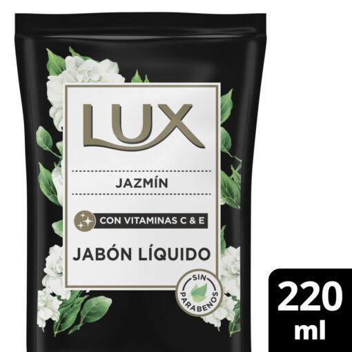 LUX JABÓN LÍQUIDO JAZMIN REPUESTO X 220 ML