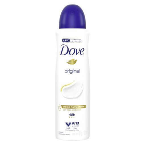 DOVE DESODORANTE AEROSOL ANTITRANSPIRANTE ORIGINAL 72H X 150ML