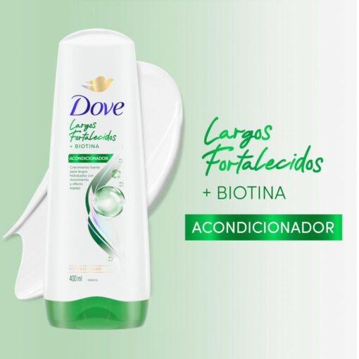 DOVE ACONDICIONADOR LARGOS FORTALECIDOS X 400 ML