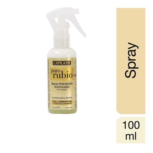 CAPILATIS SPRAY HIDRATANTE ILUMINADOR LÍNEA PURO RUBIO 100 ML
