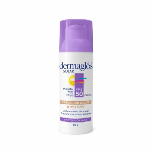 DERMAGLÓS SOLAR FACIAL TONO CLARO FPS50 50 ML