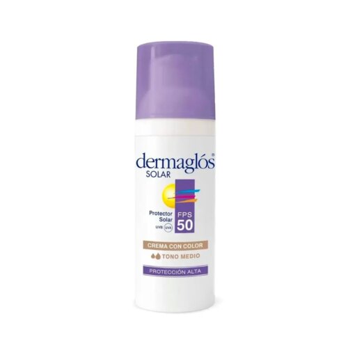 DERMAGLÓS SOLAR FACIAL TONO MEDIO FPS50 50 ML